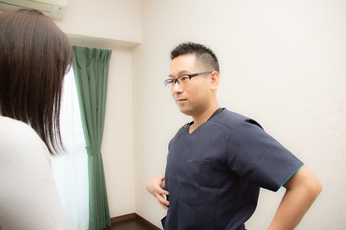 施術の流れ 御茶ノ水駅中村かえる整体院の施術の流れ